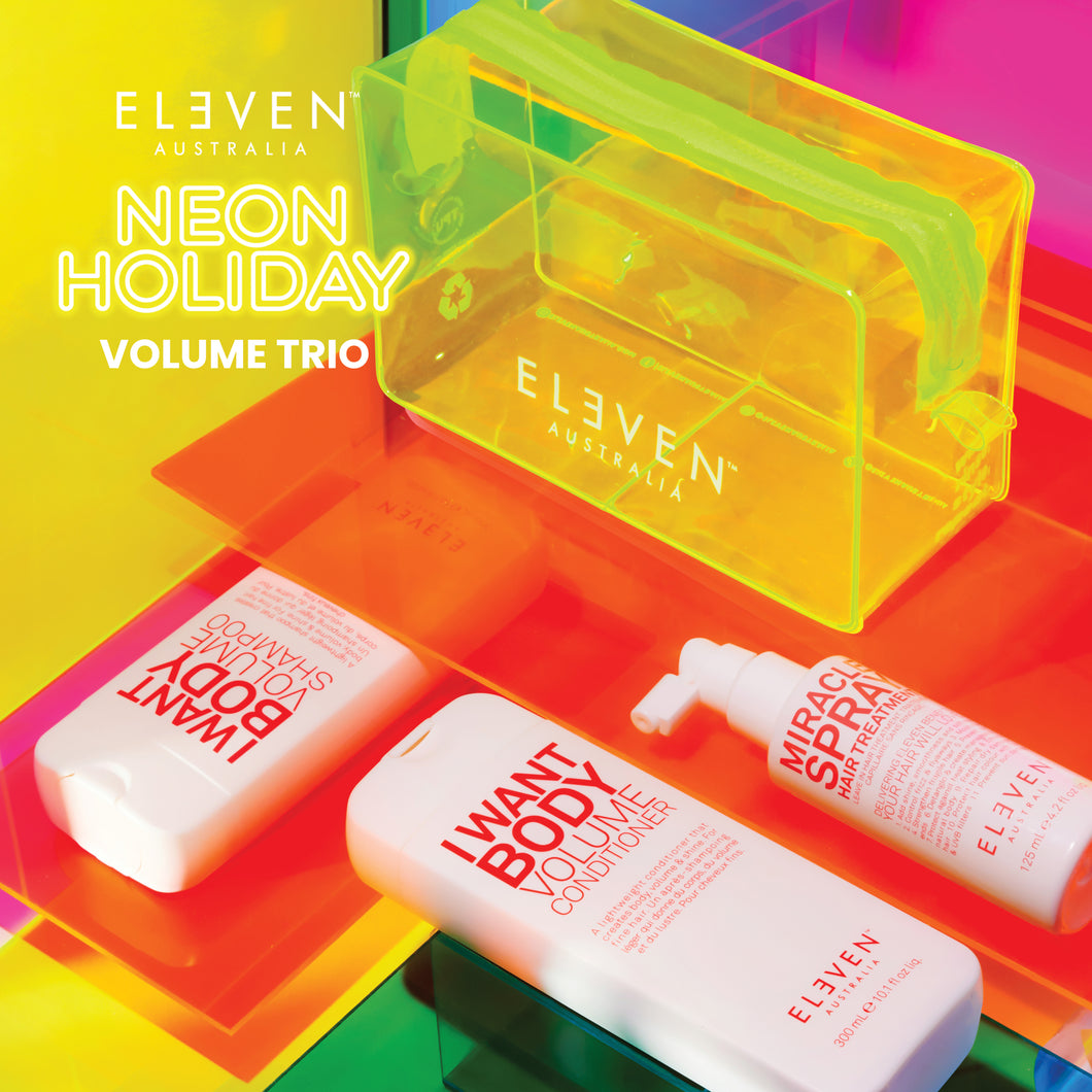 Holiday Volume Trio in Neon-Grün